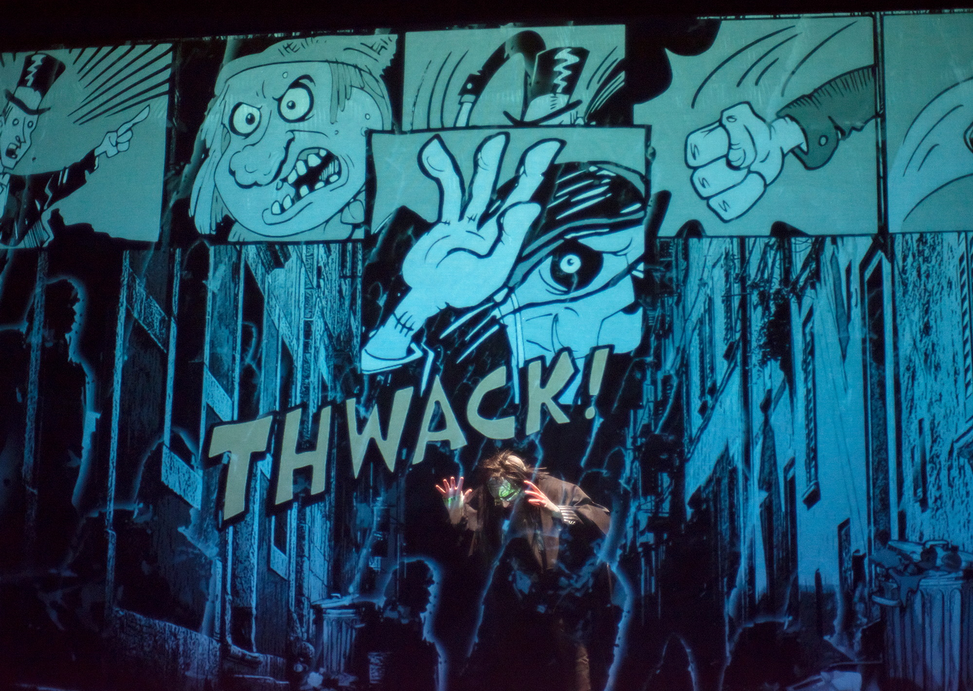 FRANKENSTEIN: A Living Comic Book - Original Illustrations for the show