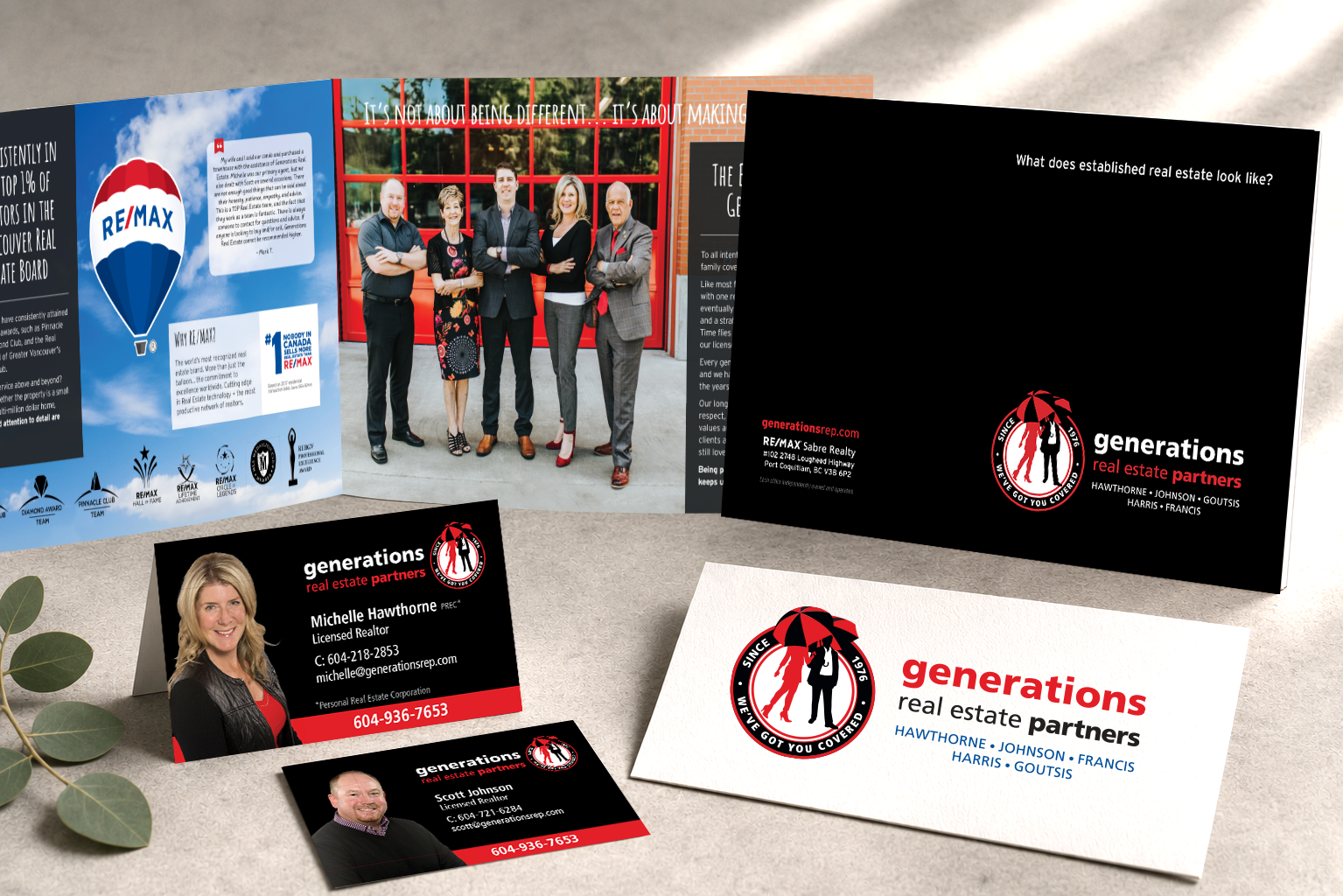 Generations Real Estate Partners - Branding, Stationery, Brochure